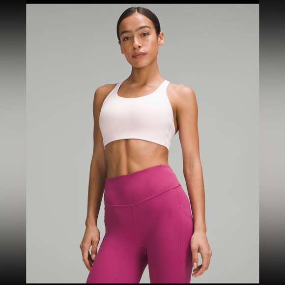 NWOT Lululemon Sports Bra Size 38D Purple Energy Bra High Support - Picture 1 of 8